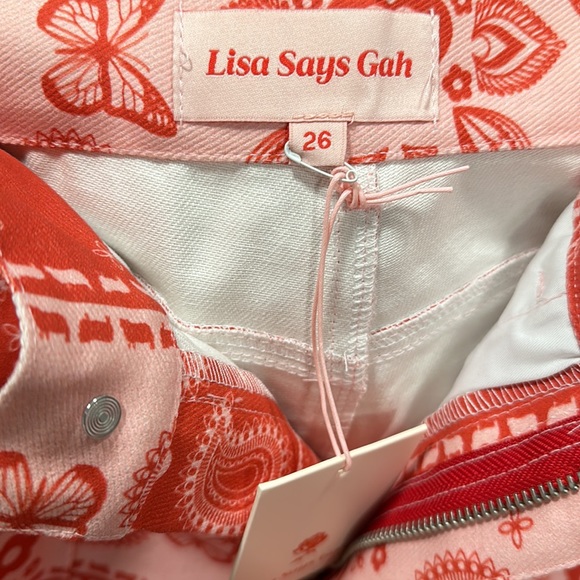 Lisa says gah robyn jean red NWT 26 - Picture 10 of 14